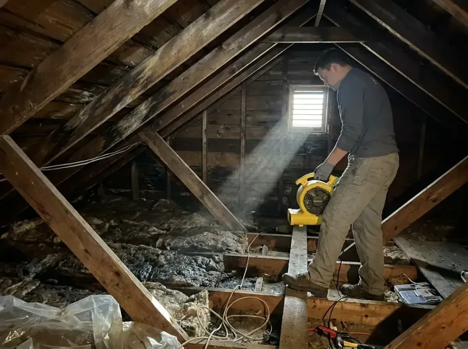 attic-water-damage-drying-proc-007 — frequently asked questions, Emergency Water Extraction & 24/7 Flood Response in Orcutt,…
